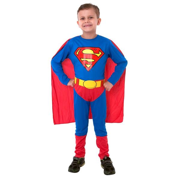Fantasia Super Homem Standard M - Sulmericana - Superman