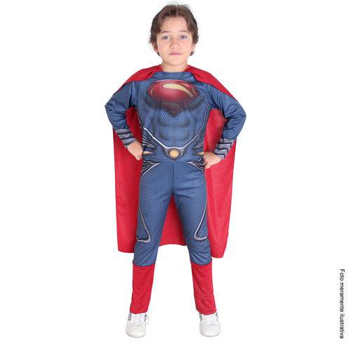 Fantasia Superman Infantil Standard - o Homem de Aço