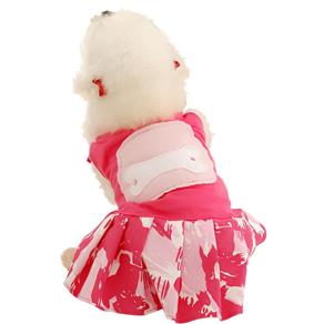 Fantasia Vestido Rosa Camuflado - Super Pet - M