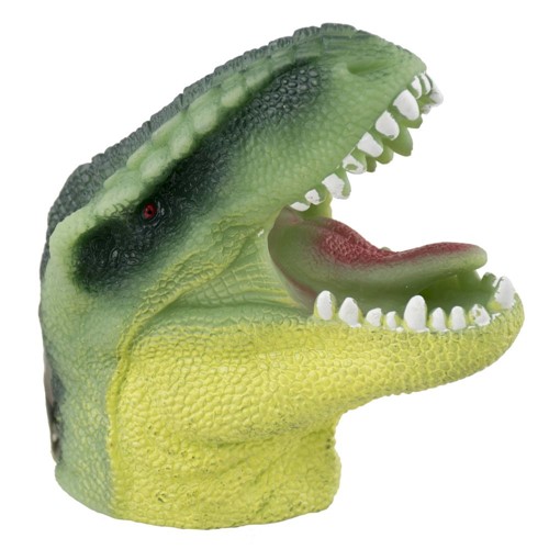 Fantoche de Mão Dino T-Rex Jurassic Verde BBR Toys