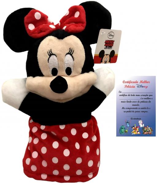 Fantoche de Pelúcia Boneca Minnie Mouse Disney - Multikids