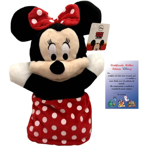 Fantoche de Pelúcia Boneca Minnie Mouse Disney Multikids