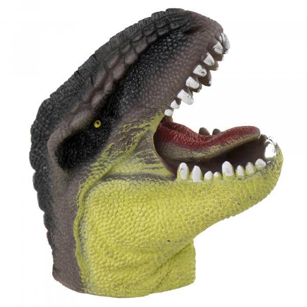 Fantoche de Mão Dino T-rex Jurassic - Marrom - Bbr Toys