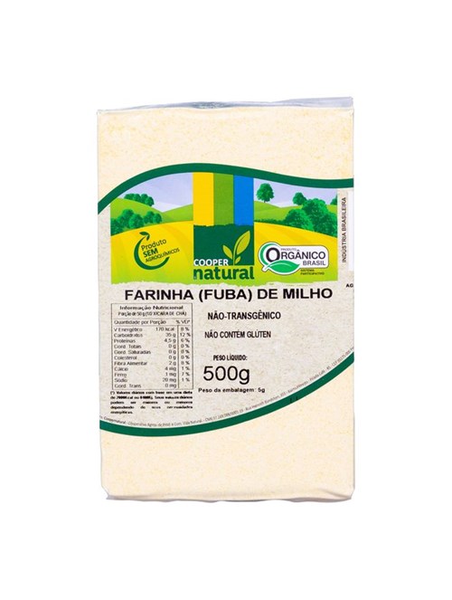 Farinha de Milho Orgânica Coopernatural 500g