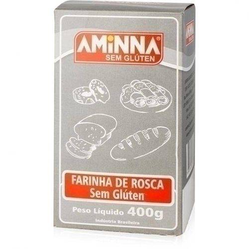 Farinha de Rosca Sem Gluten 400g Aminna