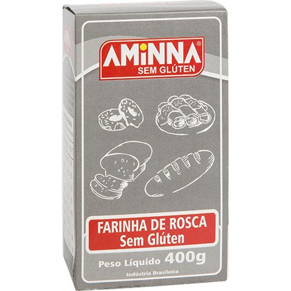 Farinha de Rosca Sem Glúten 400g - Aminna