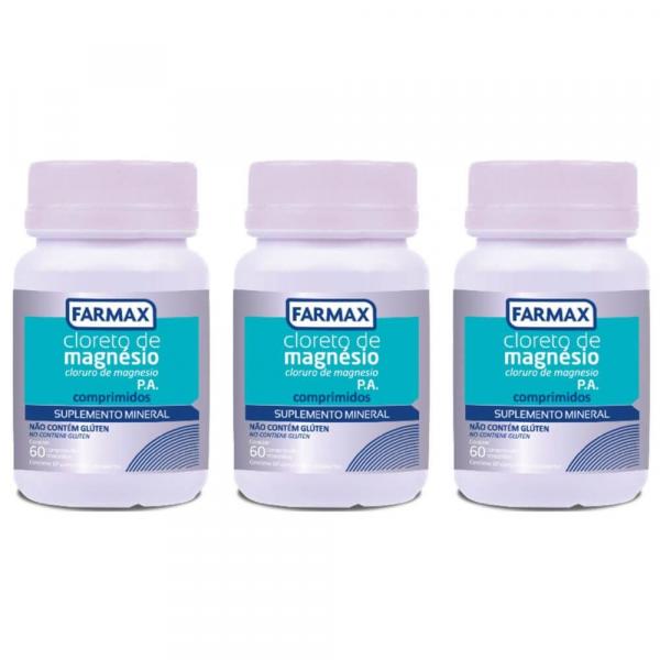 Farmax Cloreto de Magnésio (Kit C/03)