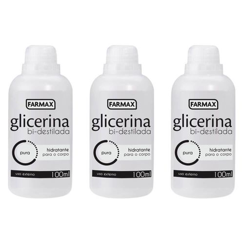Farmax Glicerina 100ml (kit C/03)