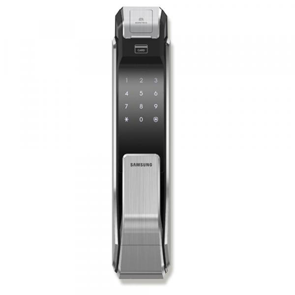 Fechadura Digital Biométrica Inteligente Push / Pull SHS-P718 Samsung