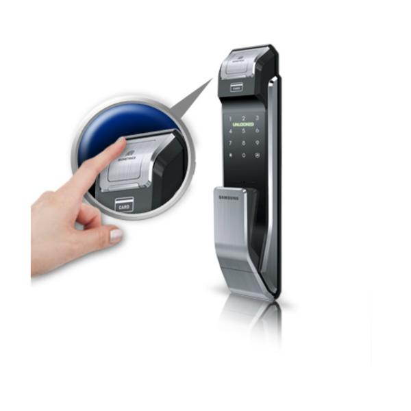 Fechadura Digital Biométrica PUSH/FULL SHS P718 - Samsung