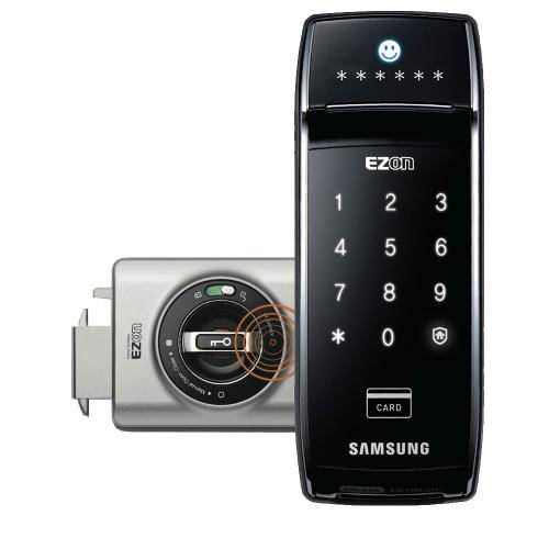 Fechadura Digital, Sensor de Presença, Senha, Garra Dupla, Rfid, Ezon Shark Shs-2320 - Samsung