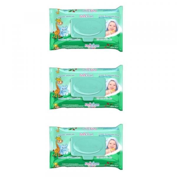 Feelclean Baby Toalhas Umedecidas C/50 (Kit C/03)