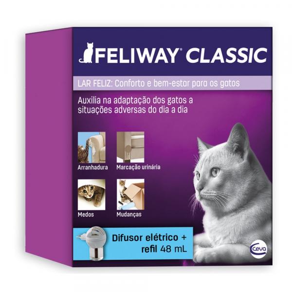 Feliway Difusor + Refil 48 Ml - Ceva