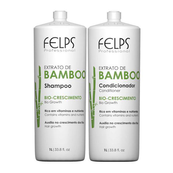Felps Extrato de Bamboo Shampoo e Condicionador Kit 2x1L