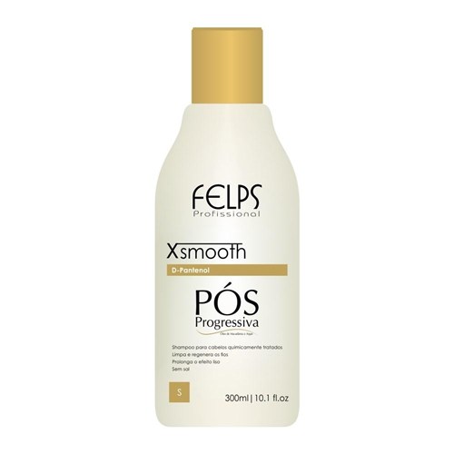 Felps Xsmooth Pós-Progressiva - Shampoo Para Cabelos Quimicamente Tratados - 300ml