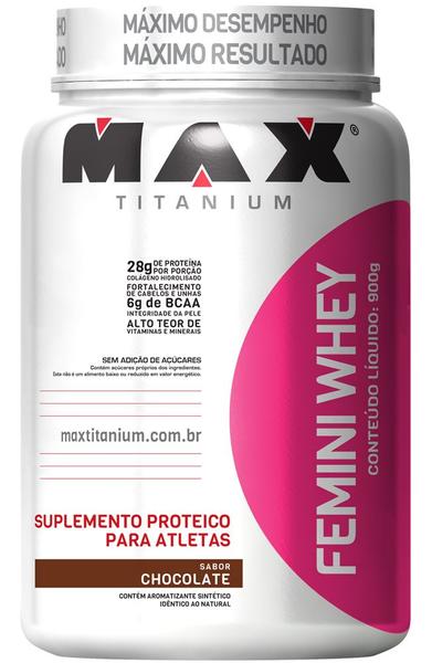 Femini Whey - Suplemento Alimentar 900g - Max Titanium