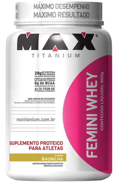 Femini Whey - Suplemento Alimentar 900g - Max Titanium