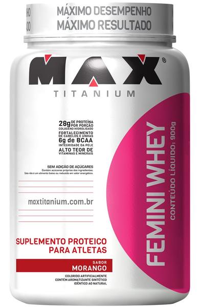 Femini Whey - Suplemento Alimentar 900g - Max Titanium