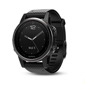 Fenix 5S - Preto - Tela de Safira - Smartwatch Pequeno(42Mm) Premium Multiesportivo