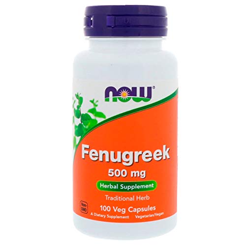 Feno Grego 500mg (100 VCaps) Now Foods