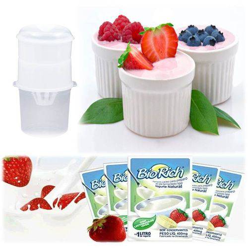 Tudo sobre 'Fermento para Iogurte Bio Rich® 10 Sachês + 1 Dessorador para Iogurte Grego'