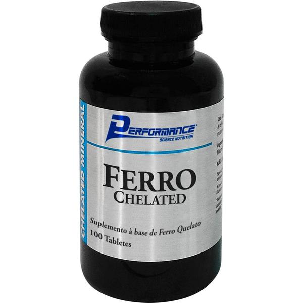Ferro Chelated 100 Tabletes - Performance Nutrition