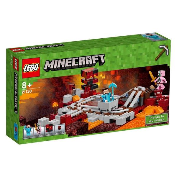 Ferrovia Lego de Nether Minecraft 21130