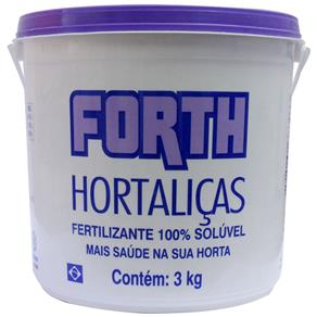 Fertilizante Forth Hortaliças Balde 3 Kg