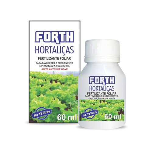 Fertilizante Líquido Concentrado Forth para Hortaliças - 60Ml