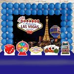Festa Aniversário Las Vegas Decoração Cenários Kit Ouro