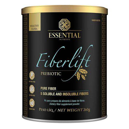 Fiberlift Prebiótico com 5 Tipos de Fibras 260g - Essential Nutrition