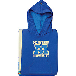 Fichário Universitário Foroni Universidade Monstros 4 Argolas Azul