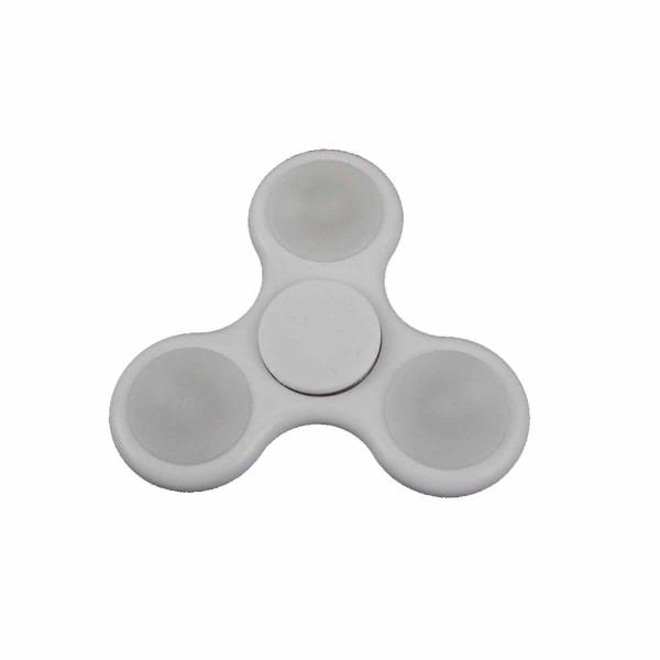 Fidget Hand Spinner Toy Branco C/ Led - Fingertoy