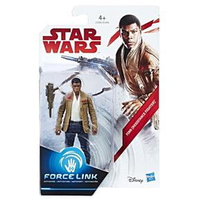 Figura Articulada - 10 Cm - Force Link - Coleção 1 - Disney - Star Wars - Episódio VIII - Finn - Hasbro