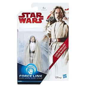 Figura Articulada - 10 Cm - Force Link - Coleção 1 - Disney - Star Wars - Episódio VIII - Luke Skywalker - Hasbro