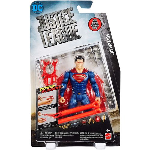 Tudo sobre 'Figura Articulável Dc Justice League Superman Power Slingers Mattel'