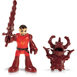 Boneco Imaginext Figura Básica com Acessório Cavaleiro Amardura de Dragão - Mattel