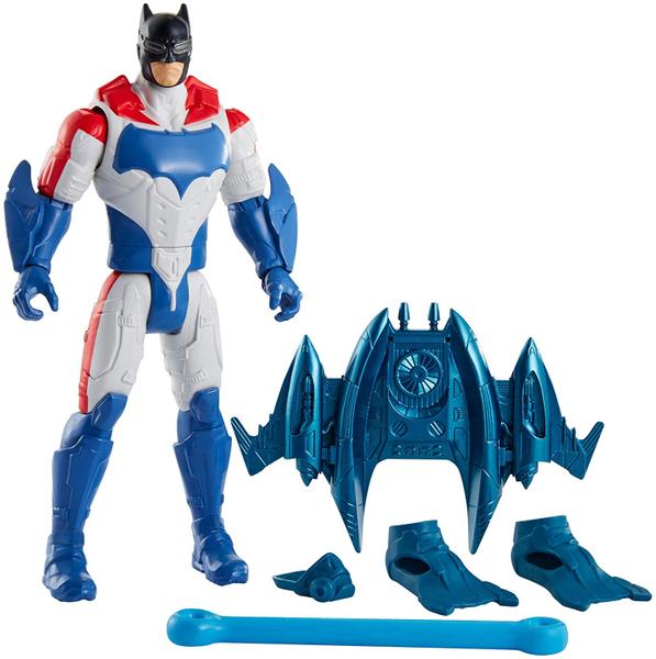Figura Básica Liga da Justiça Batman Uniforme Branco- Mattel