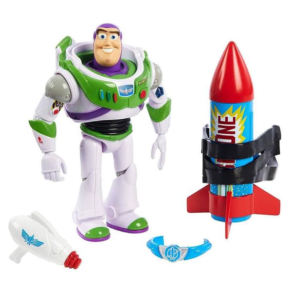 Figura com Acessórios - Buzz Lightyear - 20 Cm - Toy Story - Mattel