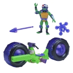 Figura Com Veiculo Tartarugas Ninjas Donatello 2043 Sunny