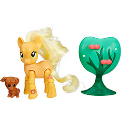 Figura My Little Pony Explore Equestria com Movimento Applejack - Hasbro