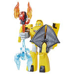 Figura Playskol Heroes - Transformers - Bumblebee Cavaleiro Vigilante - Hasbro