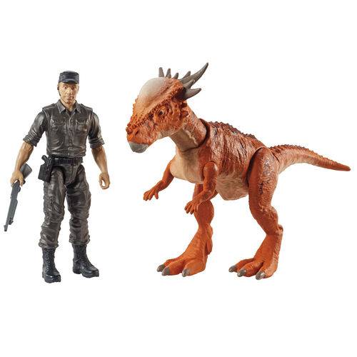 Tudo sobre 'Figuras Básicas - Jurassic World 2 - Conjunto Aventura - Soldado e Stygimoloch - Mattel'