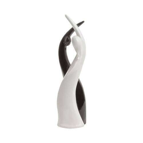 Figurino de Casal 33CM Black And White de Ceramica