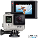 Tudo sobre 'Filmadora GoPro Hero4 Silver Adventure com 12 MP, 1,5"e Gravação em 4K - HERO4SILV'