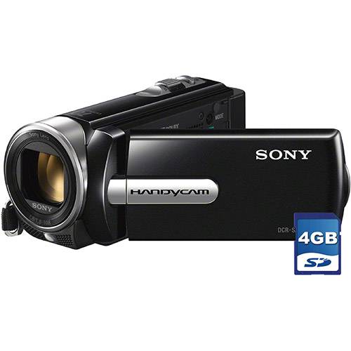 Filmadora Handycam Sony SD DCR-SX22 70x Zoom Óptico Extendido Cartão de 4GB