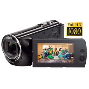 Filmadora Sony Full HD HDR-PJ230 Preta LCD 2,7", com Projetor Integrado, Foto 8.9 MP, Zoom Óptico de 32x, Detector de Face, HDMI e Memória 8GB