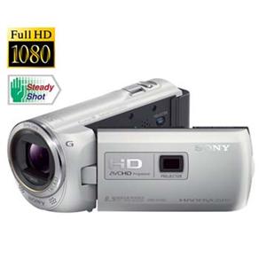 Filmadora Sony Full HD HDR-PJ380 Branca - 8.9MP, Projetor Integrado, Zoom Óptico de 30x e Estendido de 55x, Estabilização SteadyShot e Sensor CMOS