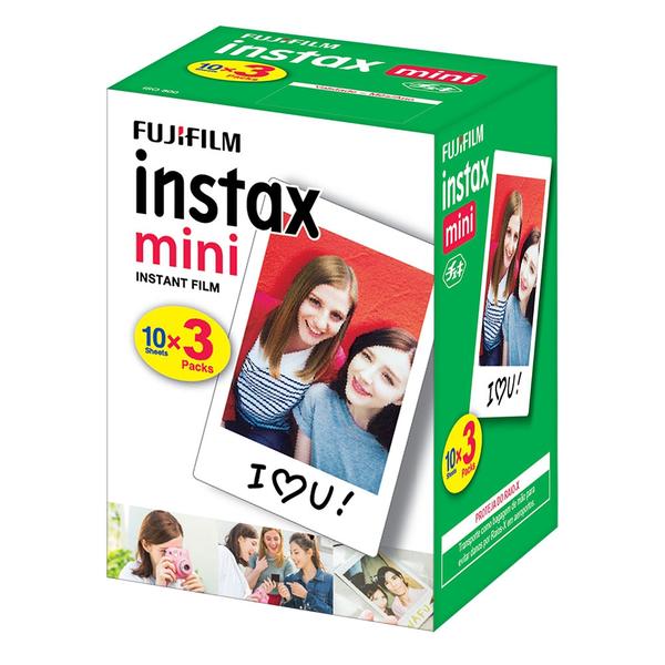 Filme Instantâneo Fujifilm Instax Borda Branca com 30 Poses FILMEMINI30 - Fujifilm*