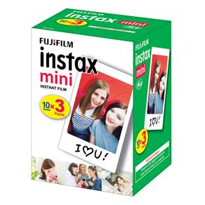 Filme Instantâneo Fujifilm Instax Mini Kit com 30 Fotos